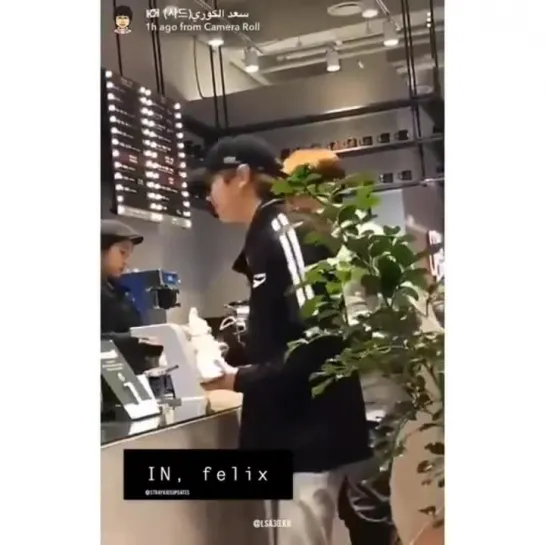 [181220] Stray Kids » I.N & Felix » spotted in Soul Cup