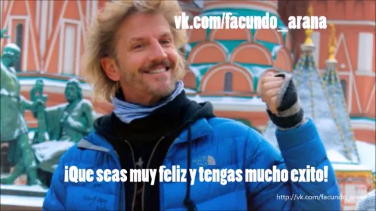 Facundo Arana, ¡Feliz Año Nuevo 2016! Desde Rusia con mucho Amor