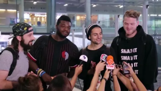 Pentatonix arriving to Thailand