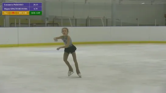 Maria KRASNOZHENOVA (1sp) - SP, Moscow region Championship (11/2020)