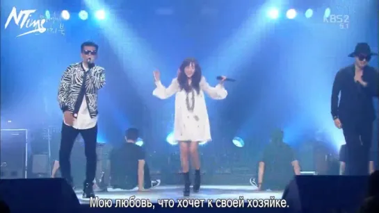 [Выступление] Jinusean feat. Sandara Park - Tell Me @ Yoo Hee Yeols Sketchbook (русс. саб)