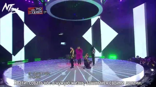 [Выступление] 2NE1 & Lee Hi - 1,2,3,4 @  2012 KMF Live (русс. саб)