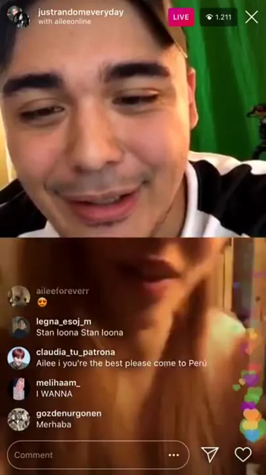 [30.03.19] justrandomeveryday Instagram (IG live with JRE)