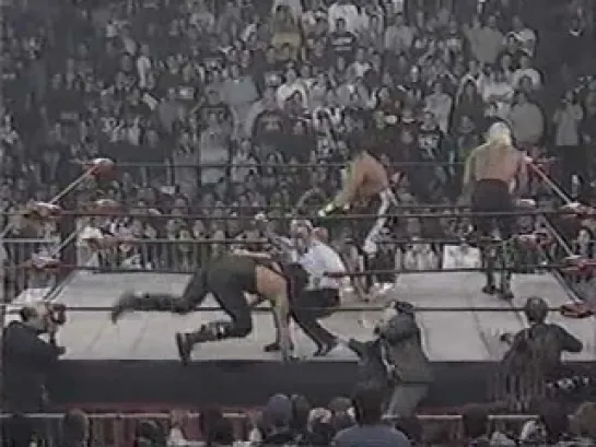 WCW Monday Nigth Nitro, 2 March 1998, Tag-team match, Hulk Hogan & Scott Hall vs. Randy Savage & Sting