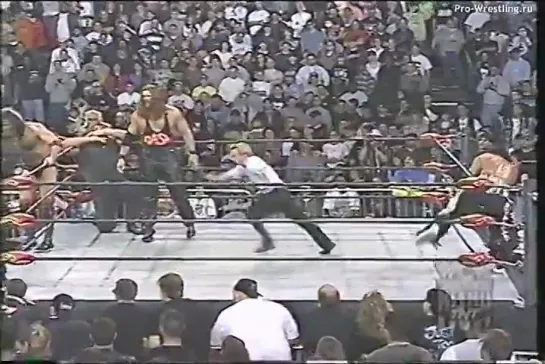 nWo (Kevin Nash, Scott Hall, Hulk Hogan) vs. Sting, Randy Savage, Giant - WCW Nitro, 09.03.1998