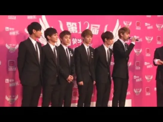 120408 EXO-M @ 12th MengNiu Sour Yogurt annual Billboard Music Festival