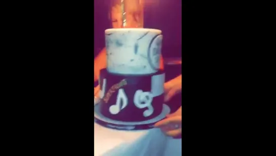 Snapchat Scott birthday cake