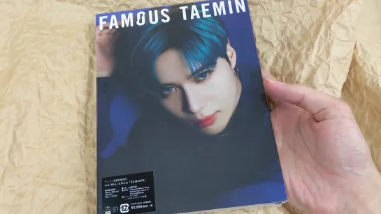 [Unboxing] Taemin  Famous [w⁄ DVD, Limited Edition ⁄ Type B]