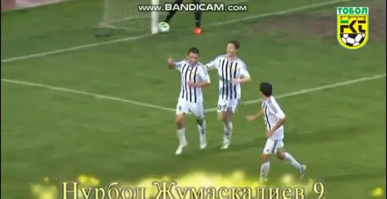 Tobol-Zhetysu 2013 Abishev & Zhumaskaliyev goals