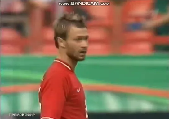 Russia-Poland Friendly match 2007. Dmytryi Sychev {1-0]