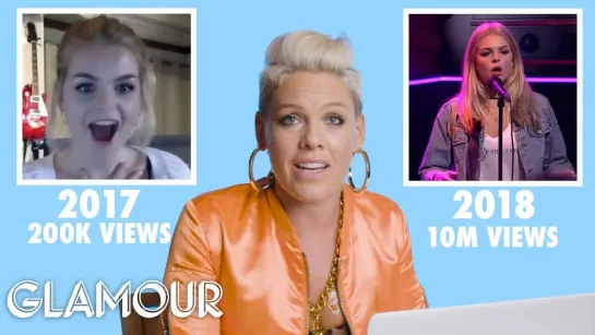 Glamour: Davina Michelle | How P!nk Made Me Famous 2018