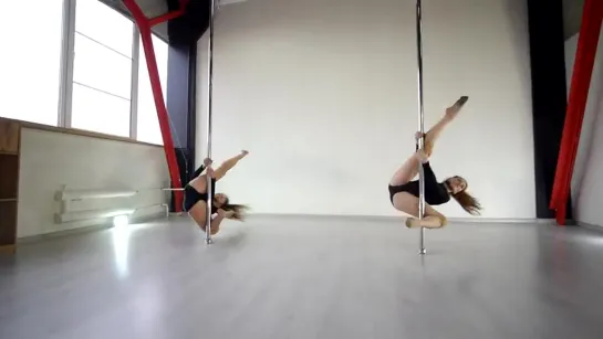 Pole contemporary "In the end". Студия Pole Dance "Мулен Руж"