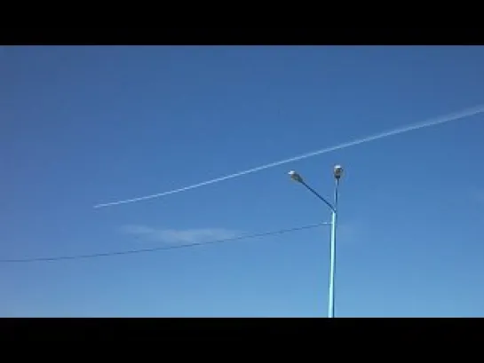 chemtrail в небе россии!!!проснитесь люди!!!нас травят