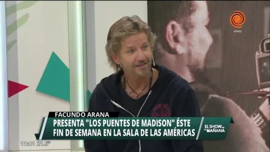 Facundo Arana presenta Los puentes de Madison