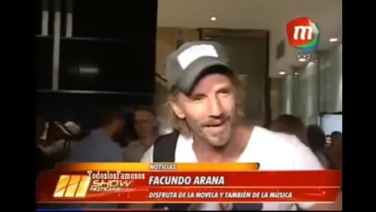 Mshow-Facundo Arana disfrutá de la novela y también de la música