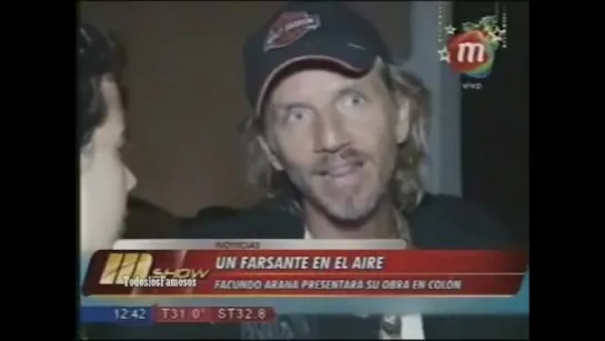 Mshow-Facundo Arana,presentará su obra en Colon