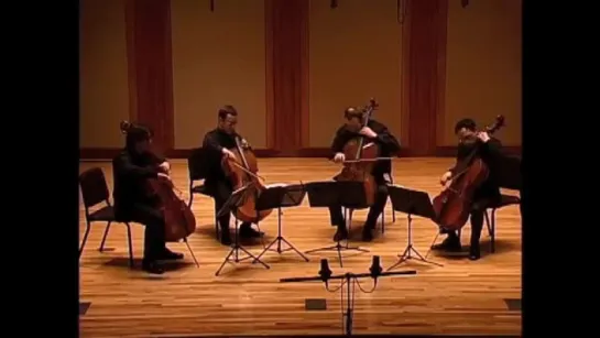 Boston Cello Quartet plays Mozart Overture