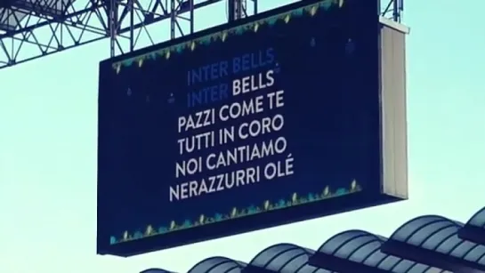 Video by Леська Дмитриевна Inter - Udinese Serie A TIM #InterBells #ColoriamoSanSiro #InterBellsLive📹