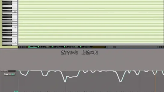 V1 KAITO に『上弦の月』 を歌わせてみた