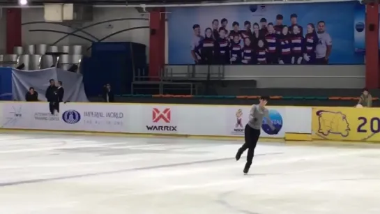 Mitsuki Sumoto Asian Open Trophy SP Practice 3.08.18