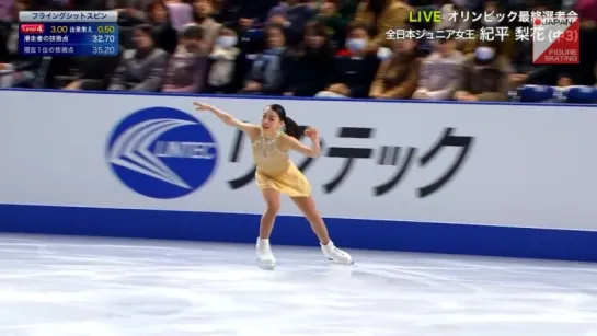 Rika Kihira - 2017 Japanese Nationals SP