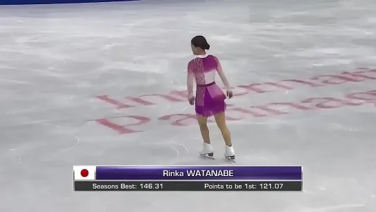 2022 Skate Canada Rinka Watanabe FS