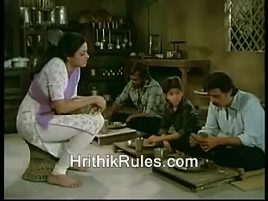 Young Hrithik in Bhagwan dada