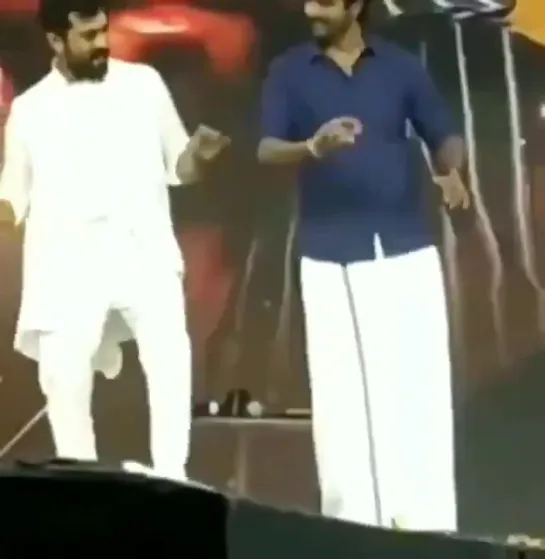 SivaKartikeyan and RamCharan dance at Behindwoods Gold Medals, 08.12.2019