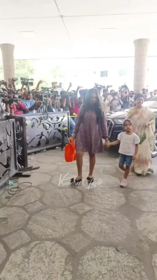 Grandmom #surekhakonidela garu at Apollo to see mega princess #RamCharan #upasanakonidela