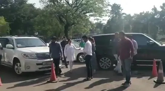 Megastar Chiranjeevi, RamCharan and family at polling booth to cast their votes. Hyderabad - Elections2019