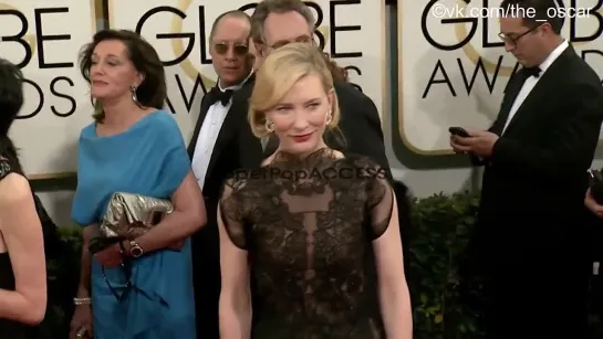 Кейт Бланшетт на красной дорожке (Golden globe 2014)