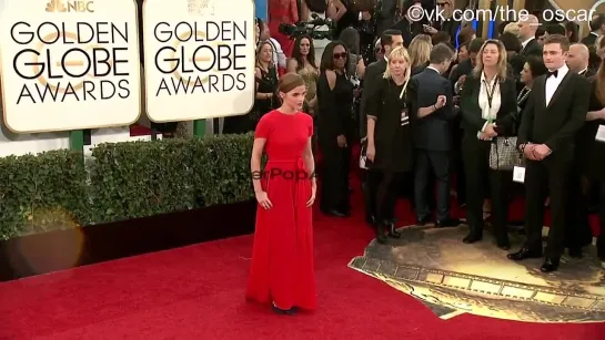 Эмма Уотсон на красной дорожке (Golden globe 2014)