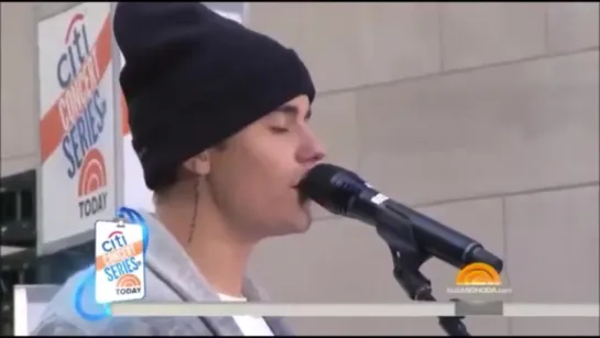 Justin Bieber live on Today Show 18.11.2015 (FULL PERFORMANCES)