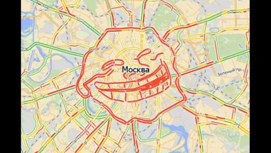 Московские пробки заняли второе место в мире