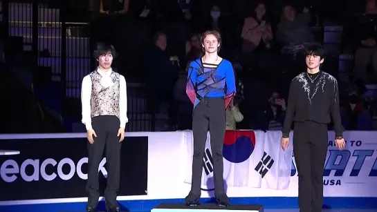 2022 Skate America Men Victory Ceremony