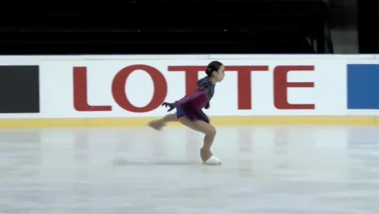 Moa Iwano (JPN) _ Ladies Short Program _ Kaunas 2018