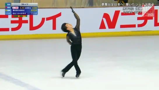 Shun Sato - 2018 Japanese Junior Nationals FS