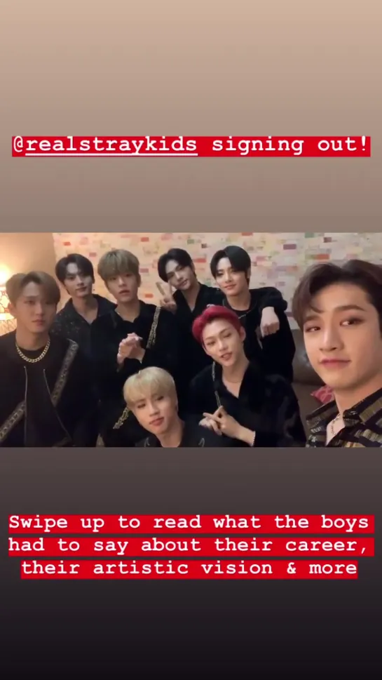 [200218] Stray Kids » IG story (@.billboard) »