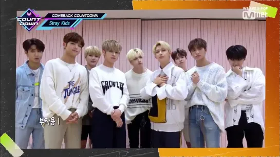 [190613] Stray Kids » twitter (@.MnetMcountdown)