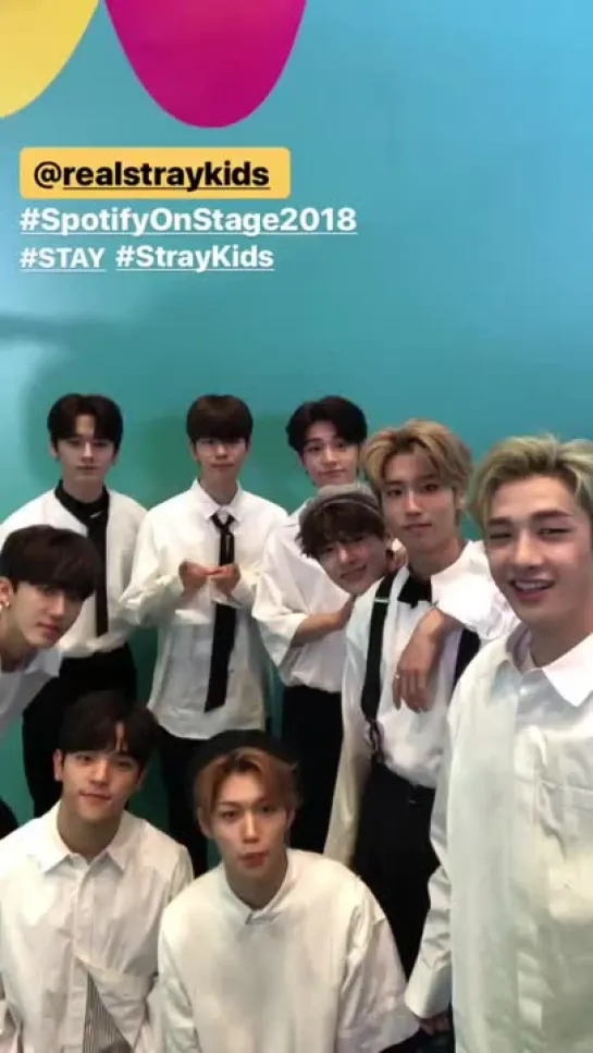 [181012] Stray Kids » IG story (@.spotifyasia)