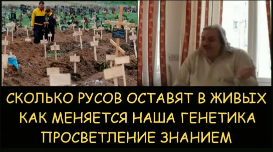 ✅ Н.Левашов. Сколько русов планируют оставить в живых. Как меняется генетика - просветление знанием