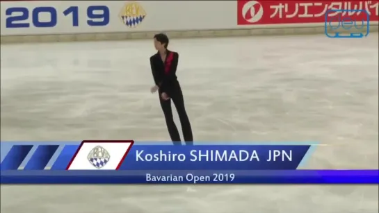 Koshiro SHIMADA FS 2019 Bavarian Open