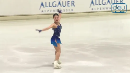 Yuna SHIRAIWA - Bavarian Open 2019 Junior Ladies II SP