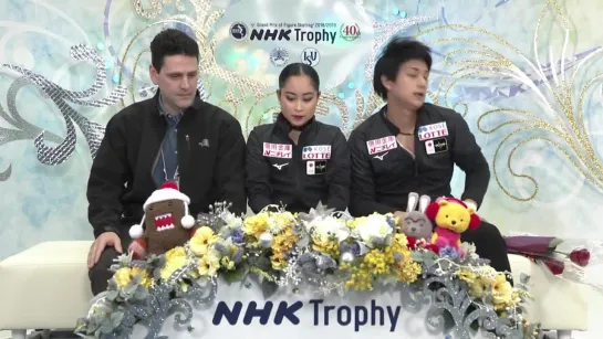 Miu SUZAKI _ Ryuichi KIHARA JPN Short Program 2018 NHK Trophy