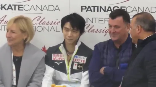 Yuzuru Hanyu Kiss&Cry after SP (ACI2018)