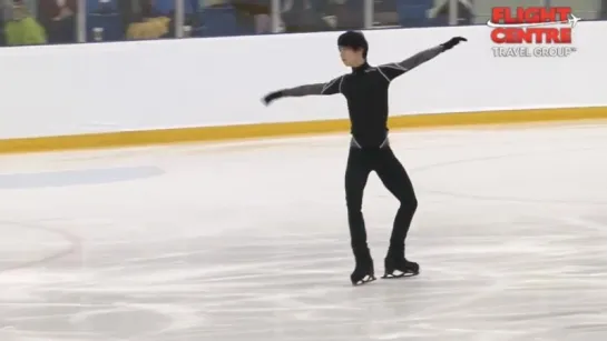 Yuzuru Hanyu practice new SP Otonal official practice ACI2018 (21.09.18)