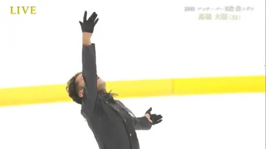 Daisuke Takahashi  FS Debut Kinki Regionals-2018 (8/10/18)