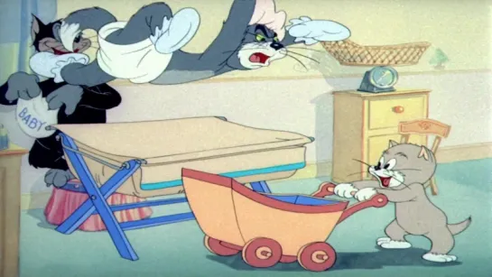 Том и Джерри (Tom & Jerry) Нелегко Быть Младенцем - Baby Puss (1943)