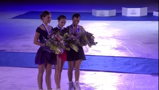 Medal Ceremony (Ladies) - Helsinki Grand Prix 2018