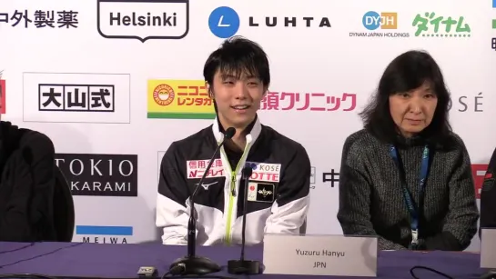 Helsinki Grand Prix 2018 - MEN - Short Program - Press Conference